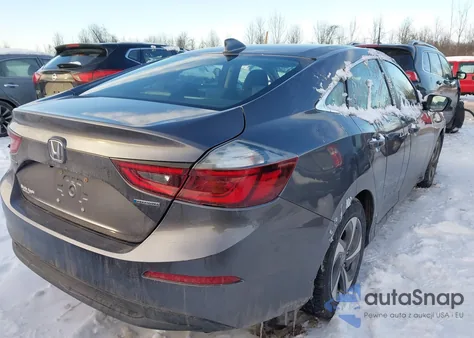 2019 Honda Insight Ex from USA, damaged, VIN 19XZE4F59KE014234